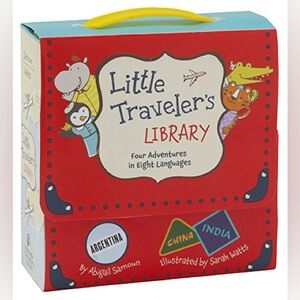 New🌟Anthropologie-Little Traveler's Library -Four Adventures in Eight Languages